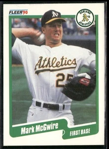 1990 Fleer Mark McGwire Oakland Athletics #15 - Picture 1 of 2
