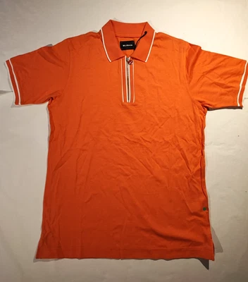 Polo masculino KITON ALGODÃO MANGA CURTA MEIO ZÍPER TAMANHO M/50 (P11) NOVO SEM ETIQUETAS - Imagem 1 de 3