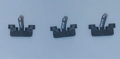 IBM Modelo M Teclado Resorte + Estabilizador Aleta LOTE DE 3 ABROCHADOS Gris Foto 1 de 3