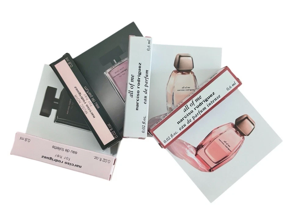 Narciso Rodriguez for her & musc noir & all of me & Intense 4 x Parfum Düfte - Bild 1 von 1
