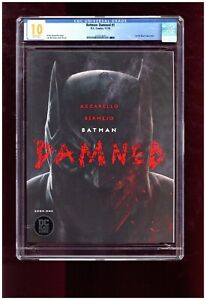 BATMAN DAMNED #1 LEE BERMEJO COVER A PERFECT 10.0 CGC 10.0 GORGEOUS SLAB.