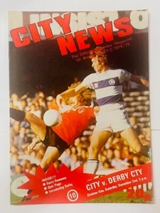 Bristol City V Derby County 1978/79 02-12-1978 división 1 - Imagen 1 de 1