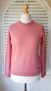 Paul Smith Women's Knitted 100% Cashmere Bubblegum Crew Neck Jumper (L) RRP £385 - Picture 1 of 13