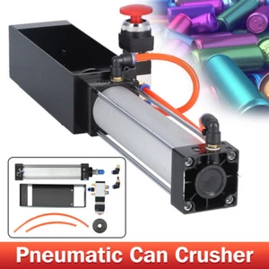 Pneumatic Can Crusher Cylinder Push Valve Can Crusher Aluminum Crusher Recycle - Picture 1 of 11