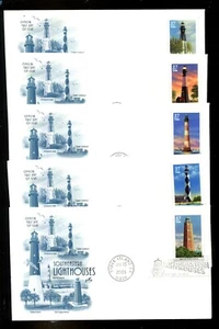 US FDC # 3787-3891 37c Southeastern Lighthouses ArtCraft Set of 5 003, 9p4091 - Picture 1 of 1