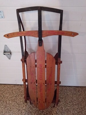Vintage Lightning Guider One person sled with open runners - Image 1 of 4