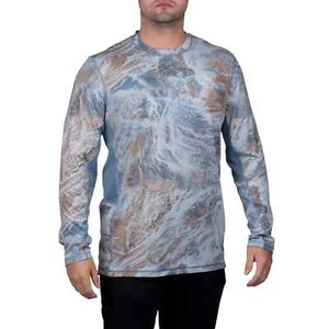 Realtree Mens L/S XL Jersey Recycled Polyester Reversible UPF Scent Control - Picture 1 of 8