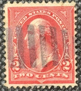 US Scott 279B, Carmine-Red 2 Cent Stamp United States - Picture 1 of 2
