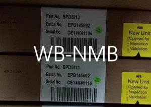 SPDSI13 ABB Bailey digital input sub-module NEW FedEx or DHL - Afbeelding 1 van 1