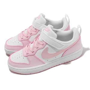 Nike Court Borough Low Recraft PS White Pink Foam Strap Casual Shoes DV5457-105 - Picture 1 of 8