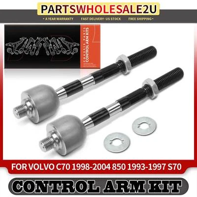 Extremidades de haste de amarração de direção interna dianteira para Volvo 850 1993-1997 C70 1998-2004 S70 V70 - Imagem 1 de 4