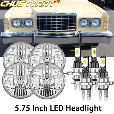 Faros redondos LED 5,75 5-3/4 4 piezas para Ford Thunderbird 1958 1959 1960-1978 Foto 1 de 4