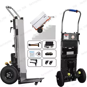 1200W New Electric stair climbing hand truck for Moving 880lb Max Capacity-Black - Picture 1 of 8