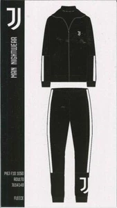 PIGIAMA TUTA CASA UOMO FELPA CALDA ZIP POLSINI LOGO JUVENTUS JUVE ART. JF101050 - Imagen 1 de 4