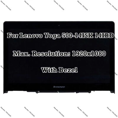 14" Lenovo Yoga 500-14ISK 14IBD FHD LCD Anzeige Berühren Bildschirm Baugruppe - Bild 1 von 4