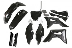 FULL Honda CRF 250R 2018 - 2021 CRF 450R 2017 - 2020 Black UFO Plastic Kit - Picture 1 of 1