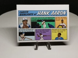 2022 Topps Heritage HANK AARON Career Highlights Comic #73TC-22 - Picture 1 of 2