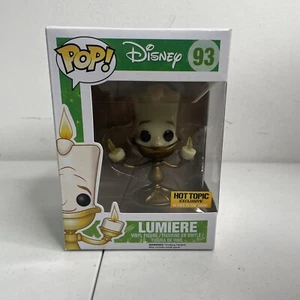 Funko Pop Beauty & the Beast Lumiere #93 Hot Topic Exclusive Glows In The Dark - Picture 1 of 6