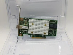 HP Microsemi 2100-4i4e MD2 SAS 12Gb/s X8 PCIe Smart HBA RAID 8-Port Controller - Picture 1 of 5