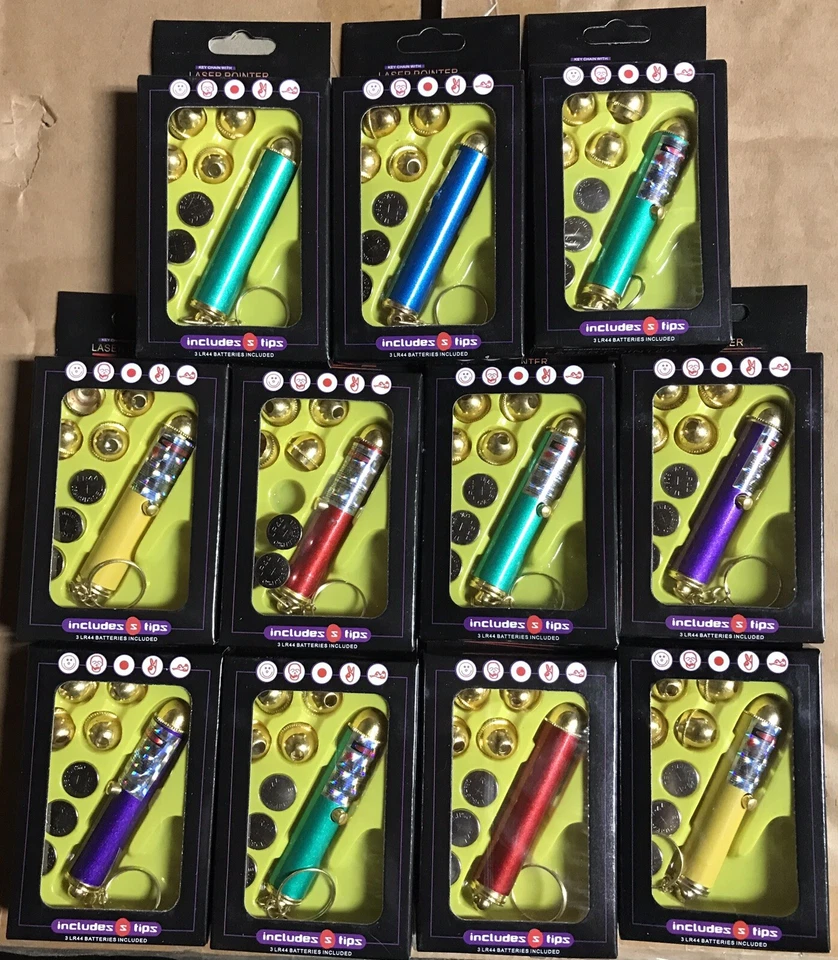 Keychain Red Laser Pointer Pen 650nm Fun Pet Cat Dog Toy - Image 1 of 1