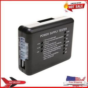 ATX Power Supply PSU Tester with 20/24 Pin Computer Power Supply Tester for PC - Afbeelding 1 van 10