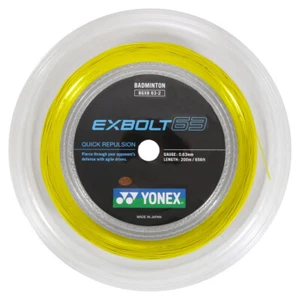 Yonex EXBOLT 63 Yellow Badminton String 200m Reel - 0.63mm - Picture 1 of 1