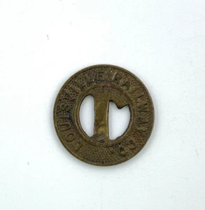 Ficha de tránsito de Louisville Railway Company - Imagen 1 de 2