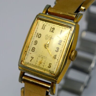 ВИНТАЖНЫЕ ФИРМЕННЫЕ МЕХАНИЧЕСКИЕ ЧАСЫ BIFORA ANKER DRGM С 15 КАМНЯМИ С ЗОЛОТЫМ НАПОЛНИТЕЛЕМ - Изображение 1 из 4