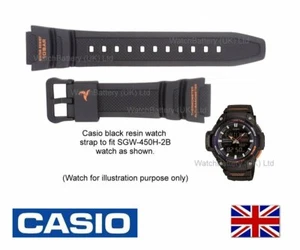 SGW-450H Casio Watch Strap Band for SGW-450H, SGW-450-2B 10500871 - Orange Text - Picture 1 of 5