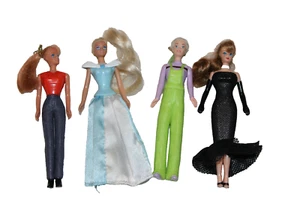 Konvolut 4 Vintage 1990’s McDonalds 4 1/2” Barbie & Friends - Bild 1 von 6