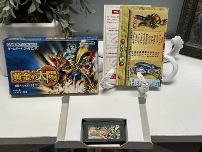 Golden Sun (Game Boy Advance) ~ ¡Vendedor de Estados Unidos! Ougon no Taiyou ~Nintendo GBA JP EN CAJA Foto 1 de 4