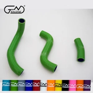 Fit Kawasaki ZRX1100 1997-2001 ZRX1200R 2001-2005 Silicone Radiator Hoses Green - Picture 1 of 11