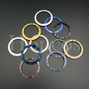 38 mm*30,6 mm negro/gris inserto de bisel para reloj SUB GMT SKX007 cerámica/metal - Imagen 1 de 41