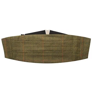 Dijon Marrón Tweed a Cuadros Faja - Imagen 1 de 1