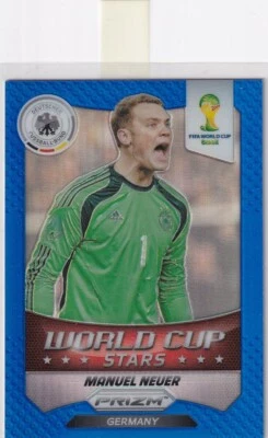 Panini Prizm World Cup 2014 Rookie Manuel Neuer Stars Blue 83/199 - Image 1 of 2