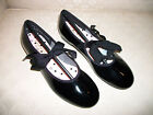 Capezio Tap Shoe Recital 725C Dance Girls Black Patent New In Box