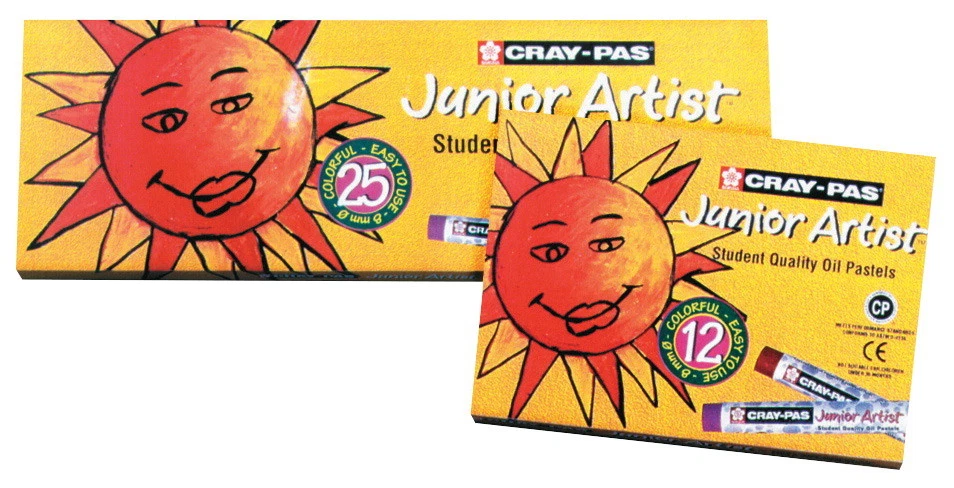 Sakura Junior Artist - 12pc 12 Assorted Color Oil Pastel Set
