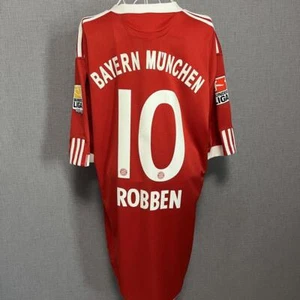 Authentic Robben Bayern Munich 09/10 Home Size XL adidas Jersey Original - Picture 1 of 9