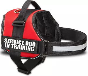 Service Dog Vest Harness - Reflective Patch, Mesh Design, Sizes XXS to XXL - Picture 1 of 5