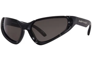 Gafas de sol Balenciaga BB0202S 001 lentes negras/grises estilo ojo de gato 64 mm - Imagen 1 de 7