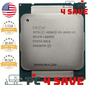 Intel Xeon E5-2648L V3 SR1XW 1.80GHz 30M 12-Core LGA 2011-3 Server Processor 75W