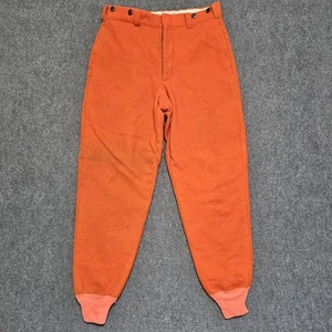 Pantalones de caza de lana vintage Woolrich para hombre años 70 acolchados forrados hechos en EE. UU. 32x30 naranja - Imagen 1 de 20