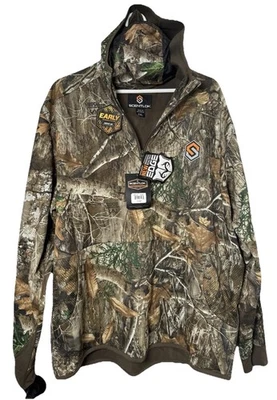 ScentLok RT Edge Savanna Aero Raid Hoodie 2XL Carbon Alloy 1/4 Zip New with Tags - Image 1 of 4