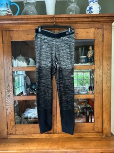 Nike Pro Damen HyperWarm Fleece gefütterte Steigbügel Trainingsleggings XL schwarz grau - Bild 1 von 7