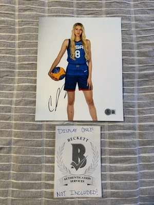 Cameron Brink Signed 8x10 Photo USA Beckett Coa Authentic Auto LA Sparks WNBA - Image 1 of 2