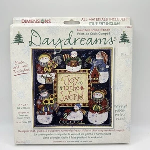 NEW Dimensions Daydreams Counted Cross Stitch Kit 73020 “Snowman Joy" - Picture 1 of 4
