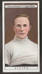 CHURCHMAN-FOOTBALL CLUB COLOURS 1909-#41- RUGBY - EXETER - Picture 1 of 2