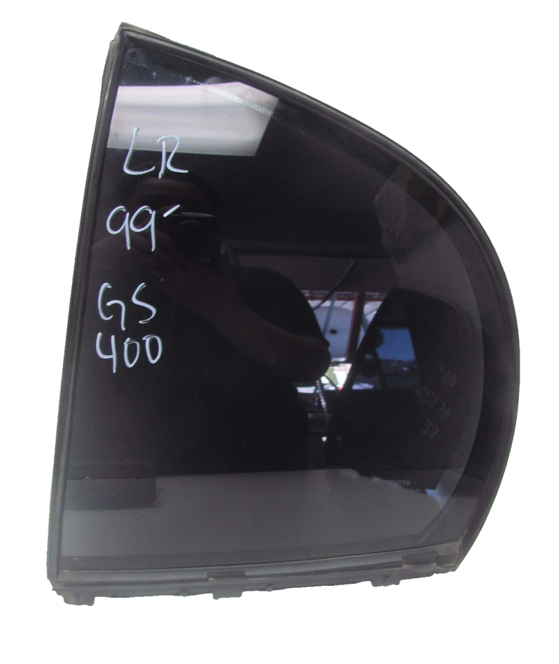 1998-2000 Lexus GS400 Rear Right Passenger Door Window Vent Glass OEM KM504353 - Image 1 of 4