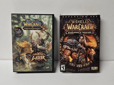 World of Warcraft "Warlords of Draenor" 4-DVD Rom Set, "Drums of War" Card Game - Image 1 of 4