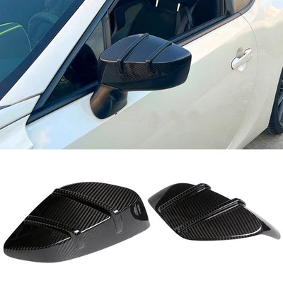 Cubierta de espejo retrovisor lateral de fibra de carbono para Subaru BRZ Toyota GT86 2013-20 2014 Foto 1 de 4
